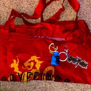 Harry potter light up keychain, keychain, duffle